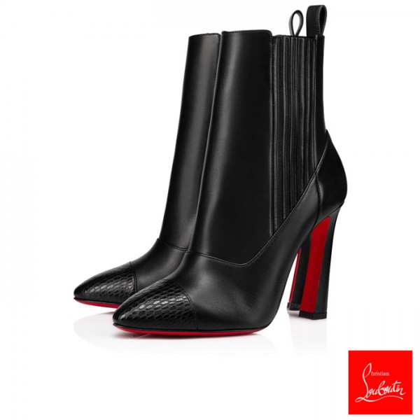 støj Beliggenhed Render Christian Louboutin Ankle Boots Me In The 90s Black 100 mm Creative Leather  Women on sale, cheap Christian Louboutin