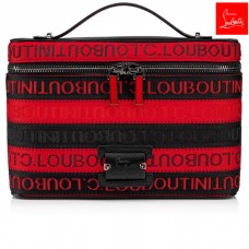 Christian Louboutin Cross-Body Bags Kypipouch Black/red/silver Creative Fabric Men