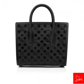 Christian Louboutin Iconic Bags Paloma S Medium Black Leather Women